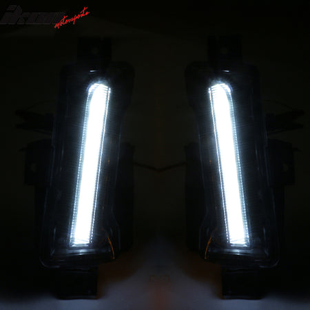 Fits 14-15 Chevy Camaro 1LE Style PP Front Bumper Conversion w/ Clear Fog Lights