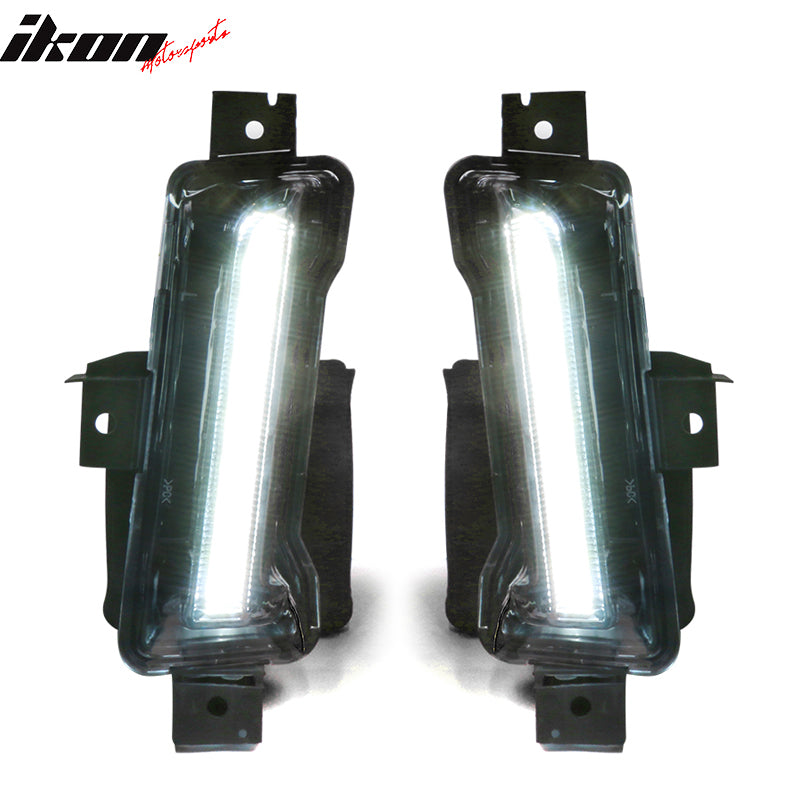 Fits 14-15 Chevy Camaro 1LE Style PP Front Bumper Conversion w/ Clear Fog Lights