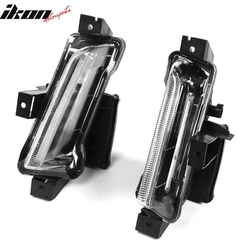 Fits 14-15 Chevy Camaro 1LE Style PP Front Bumper Conversion w/ Yellow Fog Light