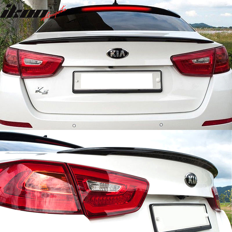 Fits 14-15 Kia Optima V2 Style Rear Trunk Deck Spoiler Wing Lip