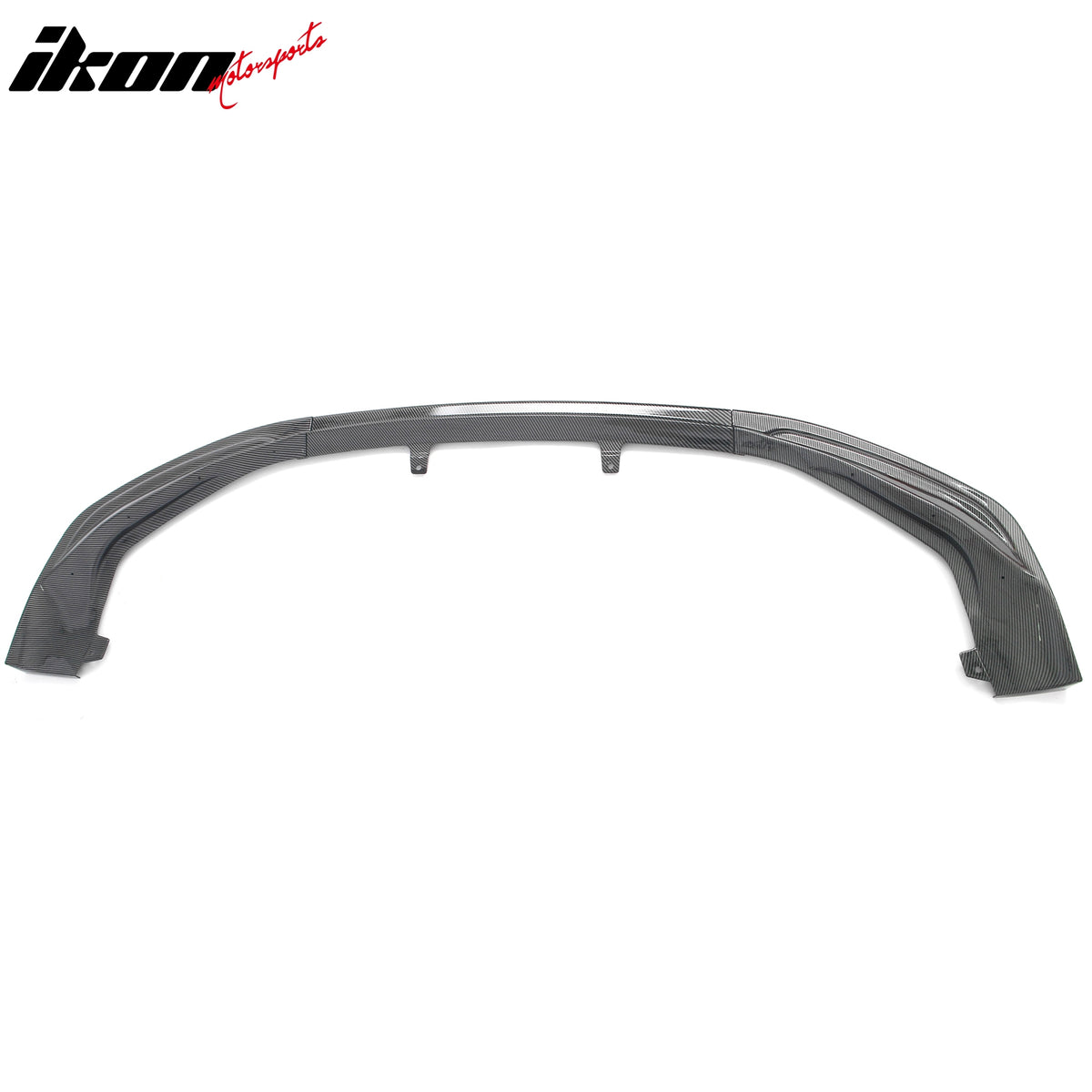 Fits 14-16 Lexus IS F Sport 4Dr IKON 3 Style Front Bumper Lip Carbon Fiber Print