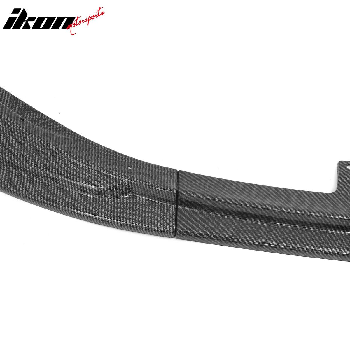 Fits 14-16 Lexus IS F Sport 4Dr IKON 3 Style Front Bumper Lip Carbon Fiber Print