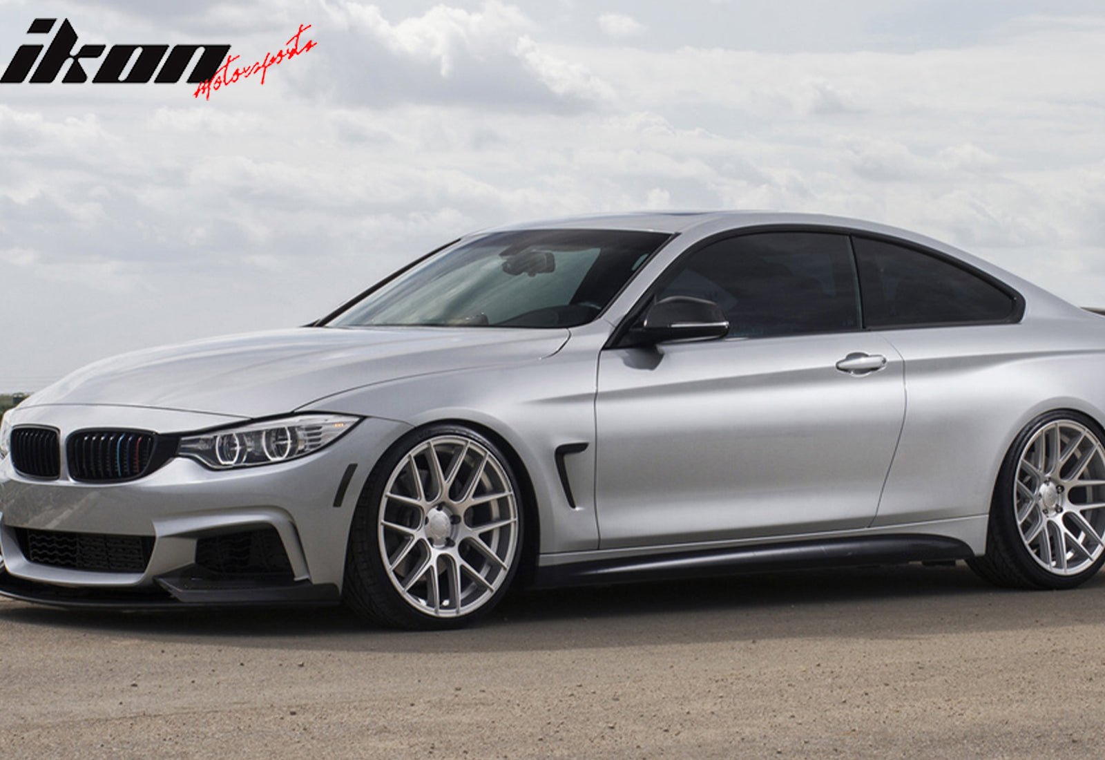 2014 - 2016 BMW 4 - Series F32 F33 F36 Unpainted Side Fender Air Flow VentUnpainted BlackIkon Motorsports