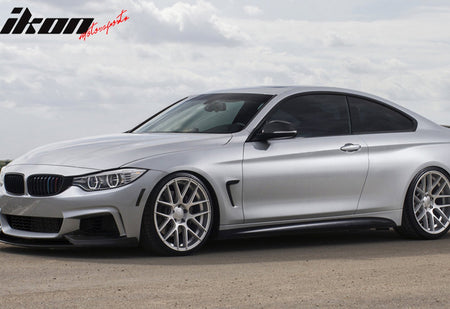 2014 - 2016 BMW 4 - Series F32 F33 F36 Unpainted Side Fender Air Flow VentUnpainted BlackIkon Motorsports