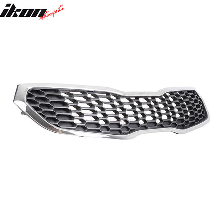 Fits 14-16 Kia Forte& Forte5 OE Style Front Bumper Grille Mesh Grill Assembly