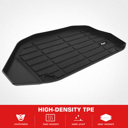 Fits 14-16 Porsche Cayman TPE All Weather Waterproof Rear Cargo Trunk Tray Mats