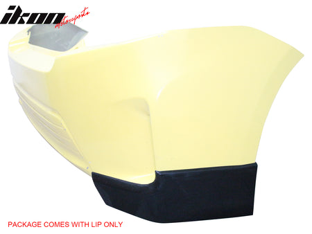 Fits 14-16 Scion tC Ikon Style Rear Bumper Aprons Side Splitter Unpainted PU 2PC