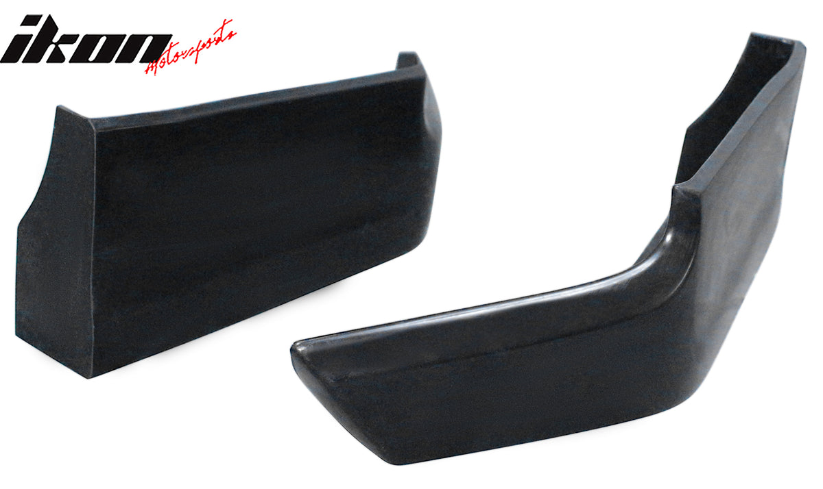 Fits 14-16 Scion tC Ikon Style Rear Bumper Aprons Side Splitter Unpainted PU 2PC