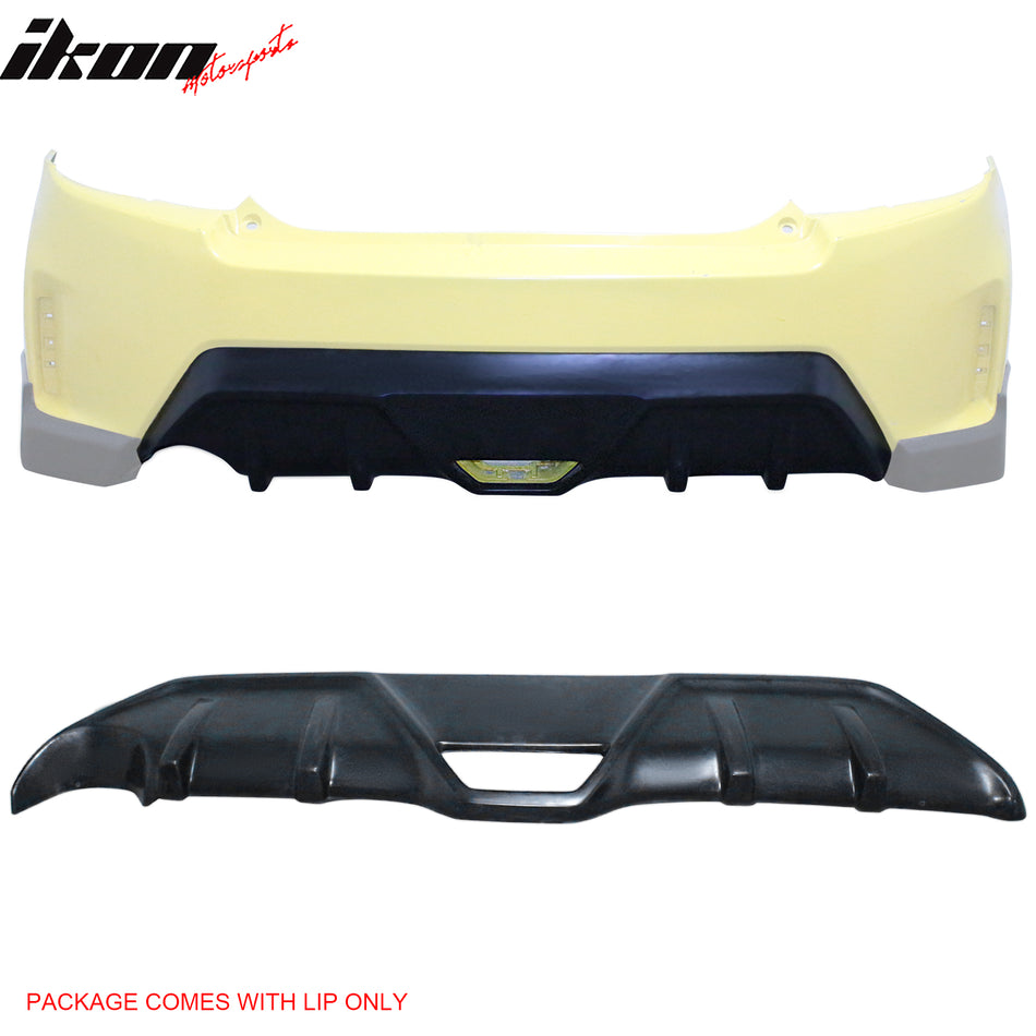 2014-2016 Scion tC Ikon Style Rear Bumper Diffuser Lip Unpainted PU