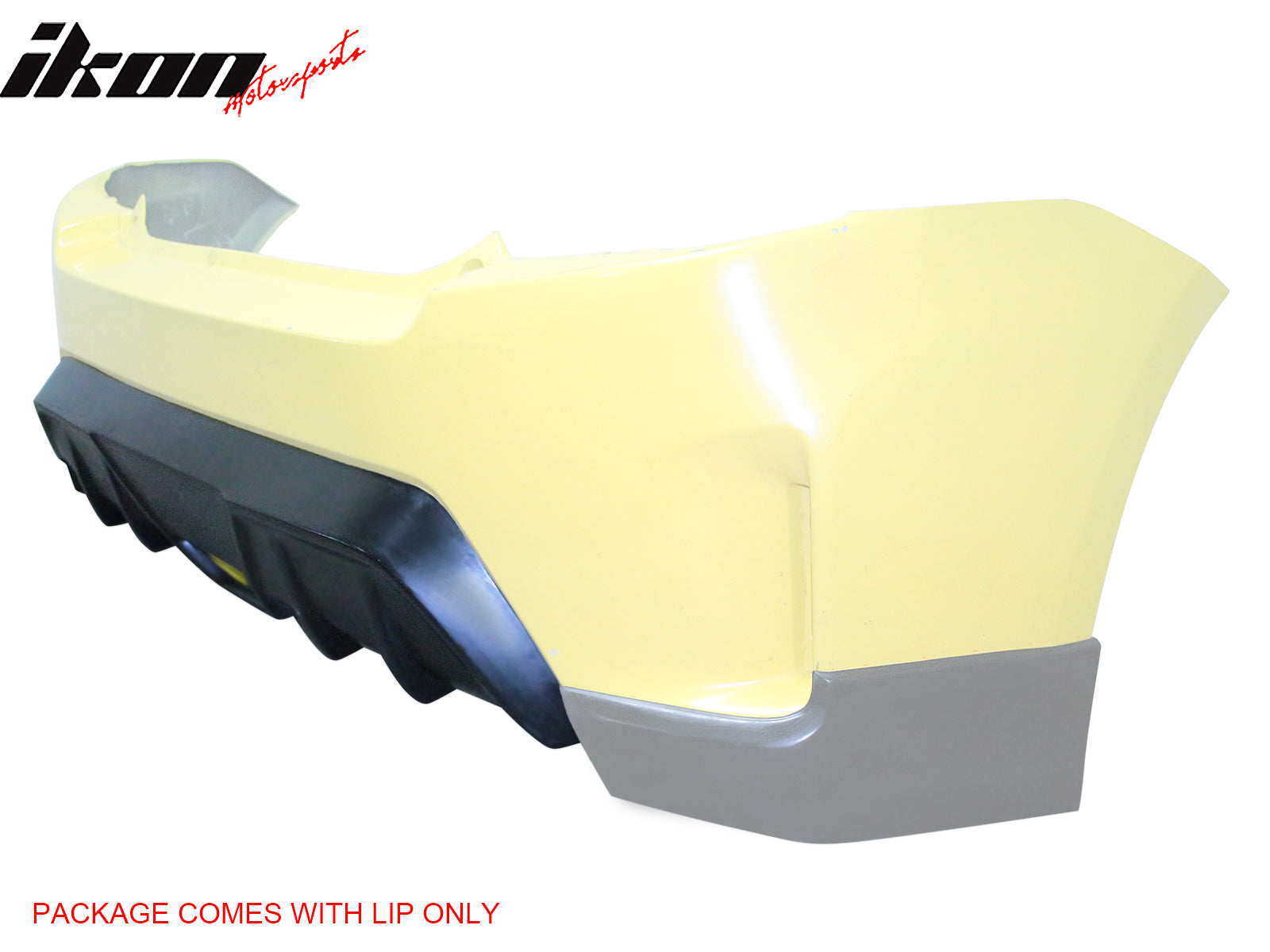 Fits 14-16 Scion tC Ikon Style Rear Bumper Diffuser Guard Spoiler Unpainted PU