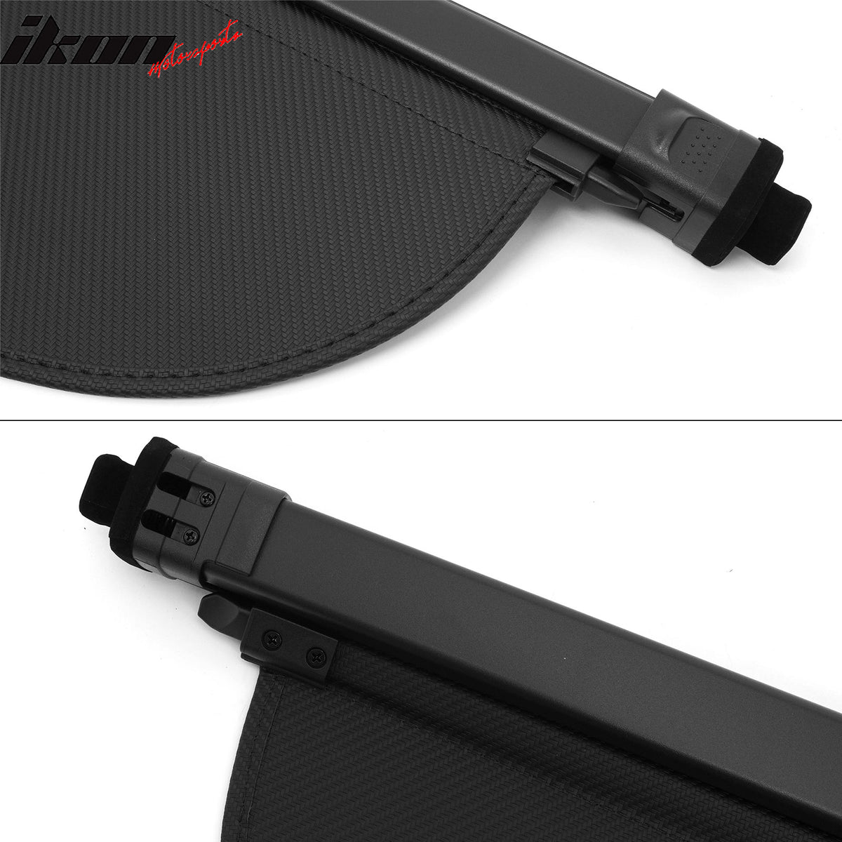 Fits 08-13 INFINITI EX35 EX37 & 14-17 QX50 Rear Cargo Cover Carbon Fiber Texture