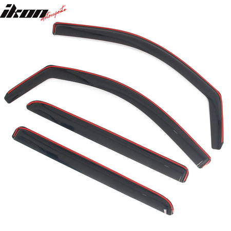 Fits 14-18 Chevrolet Silverado & GMC Sierra 1500 Crew In-Channel Window Visors