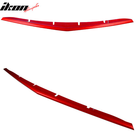 Fits 14-18 Benz W117 CLA-Class DTO Style Front Bumper Lip Trim Cover Painted Red