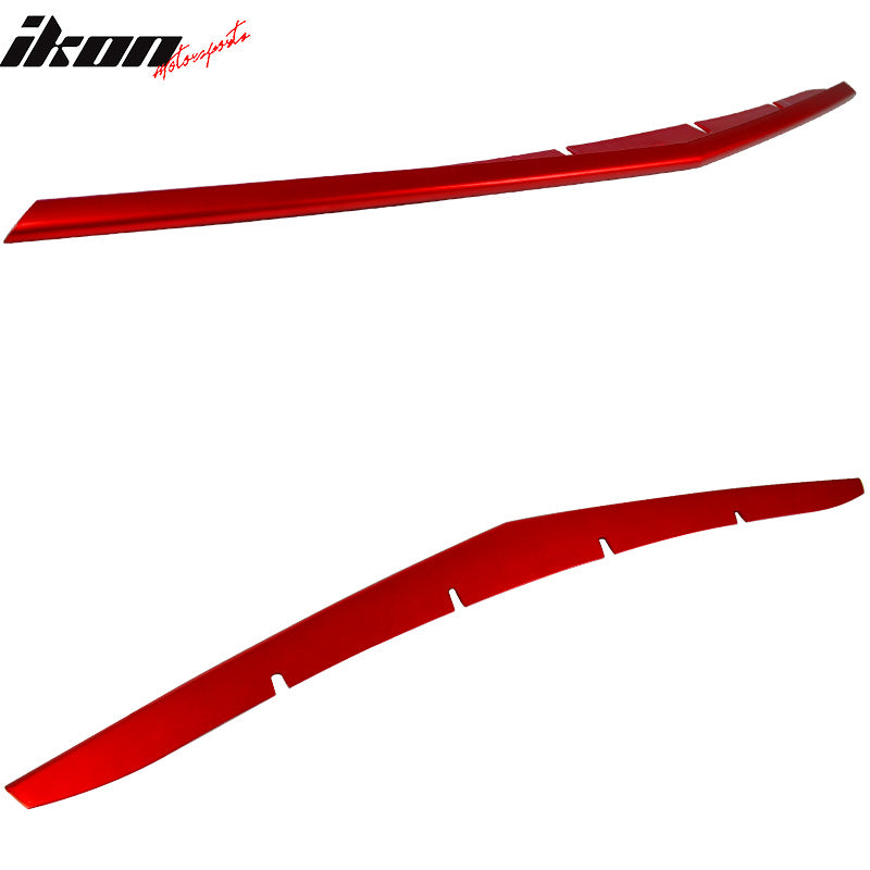 Fits 14-18 Benz W117 CLA-Class DTO Style Front Bumper Lip Trim Cover Painted Red