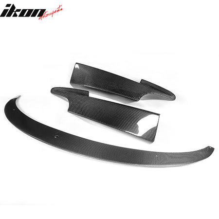 Fits 14-18 BMW F34 3 Series GT M Sport 3PCS Front Bumper Lip Carbon Fiber CF