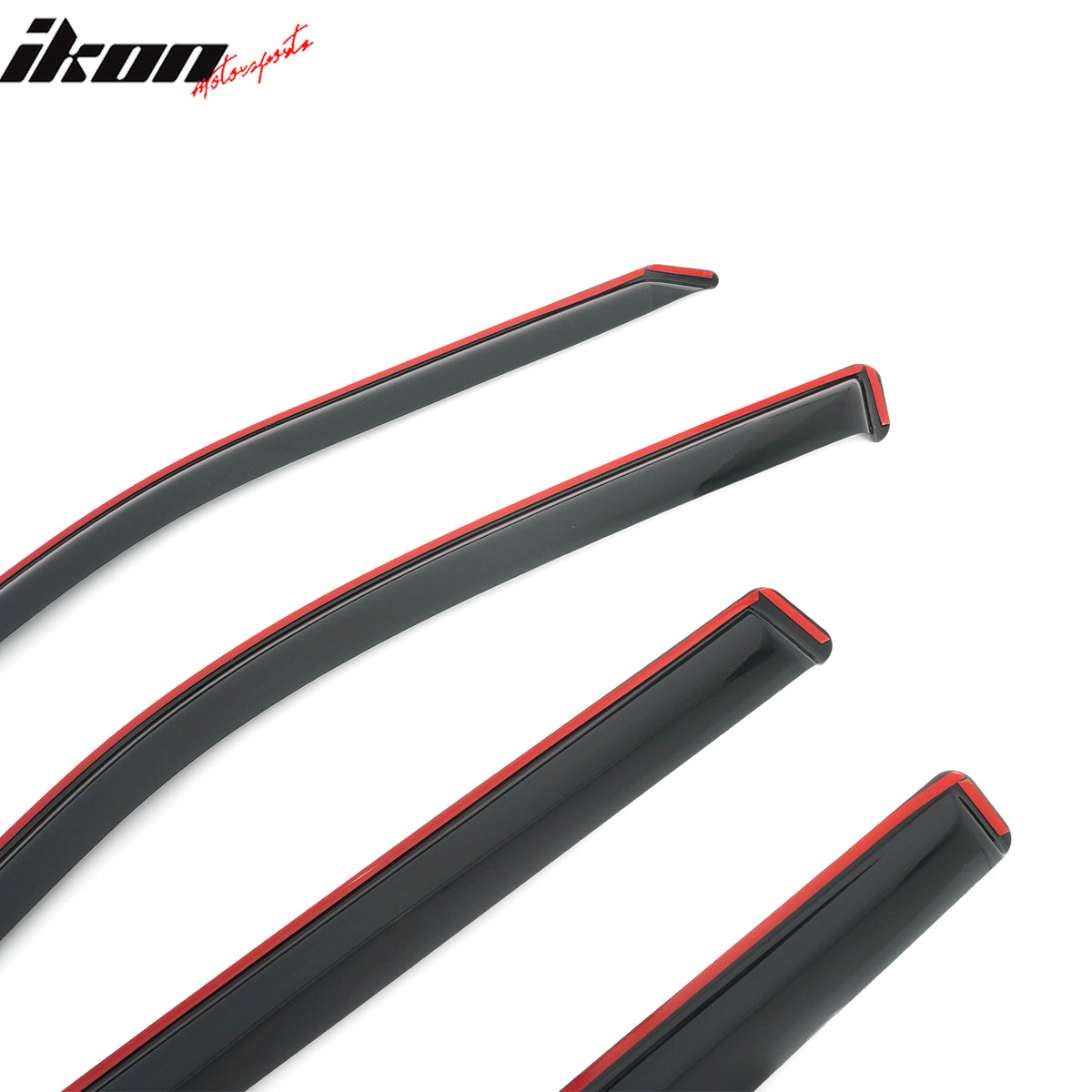 Fits 14-18 BMW F15 X5 F85 X5M In-Channel Window Visor Sun Rain Deflector Acrylic