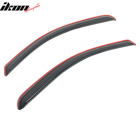 Fits 14-19 Silverado Sierra 1500 2500 HD Standard Cab Window Visors In-Channel