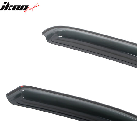 Fits 14-19 Silverado Sierra 1500 2500 HD Standard Cab Window Visors In-Channel