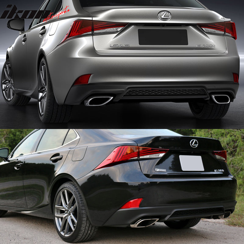Fits 14-20 Lexus IS250 IS350 Rear Bumper Lip F Sport Style