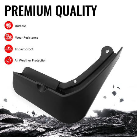 Fits 14-19 Toyota Highlander Front & Rear Mud Flaps Wheel Arch Splash Guards PP