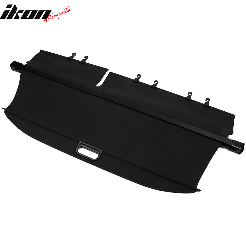 Fits 14-19 Toyota Highlander Black Cargo Cover Retractable Trunk Security Shade