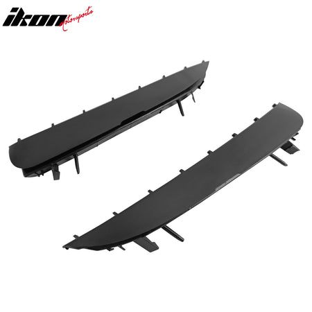 Fits 14-19 Benz W117 C117 CLA-Class Rear Bumper Side Vent Canards ABS Unpainted