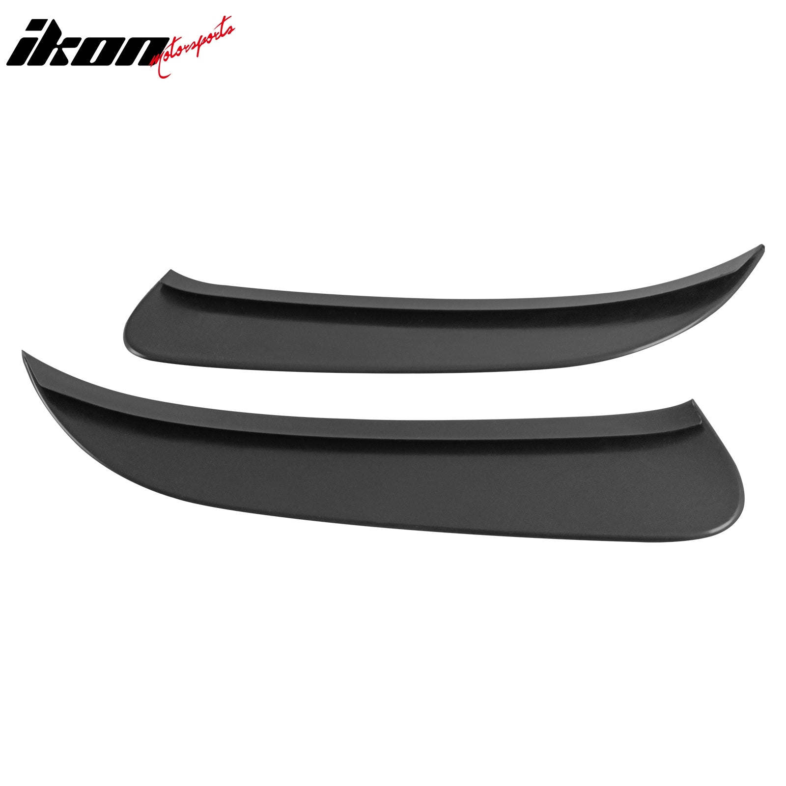 Fits 14-19 Benz W117 C117 CLA-Class Rear Bumper Side Vent Canards ABS Unpainted