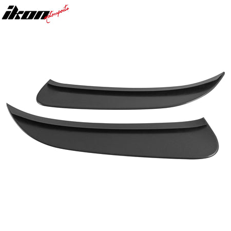 Fits 14-19 Benz W117 C117 CLA-Class Rear Bumper Side Vent Canards ABS Unpainted