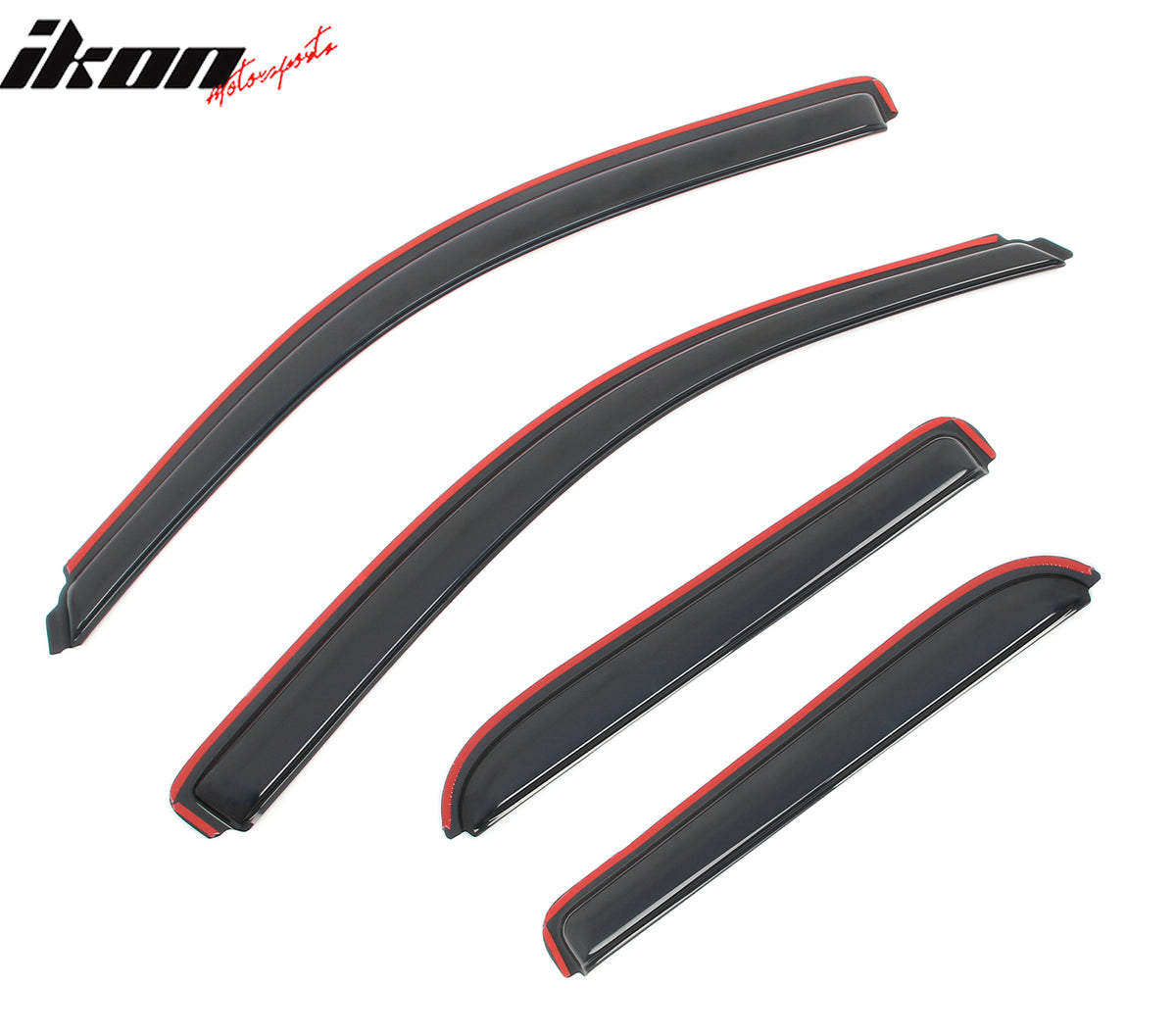 Fits 14-19 Silverado Sierra 1500 & LD 2500 Extended Cab Window Visors In-Channel