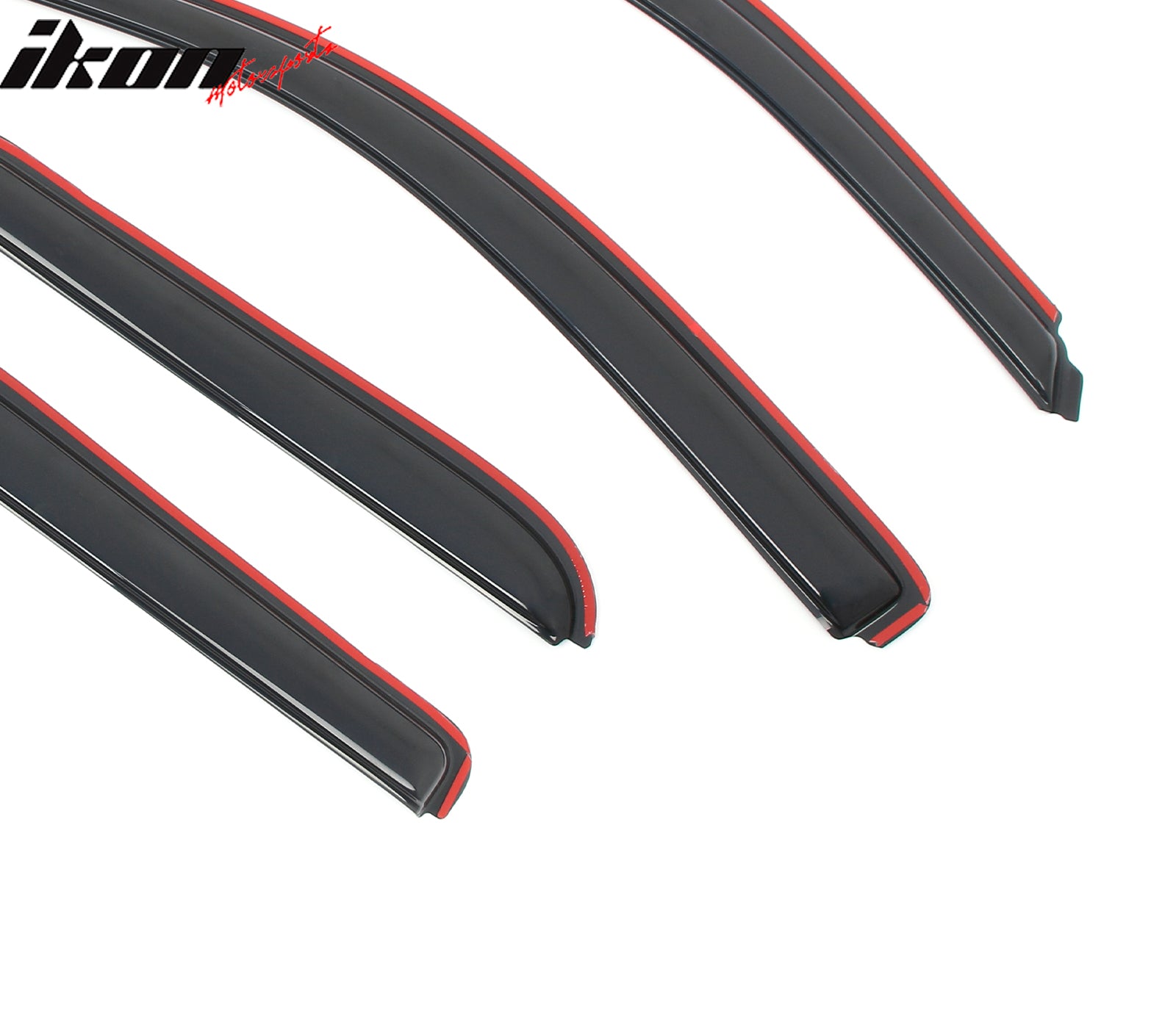 Fits 14-19 Silverado Sierra 1500 & LD 2500 Extended Cab Window Visors In-Channel