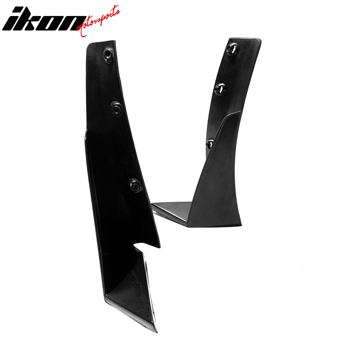 Fits 14-19 Chevy Corvette C7 Z06 Stage 3 Front Bumper Splitter Side Winglets PU