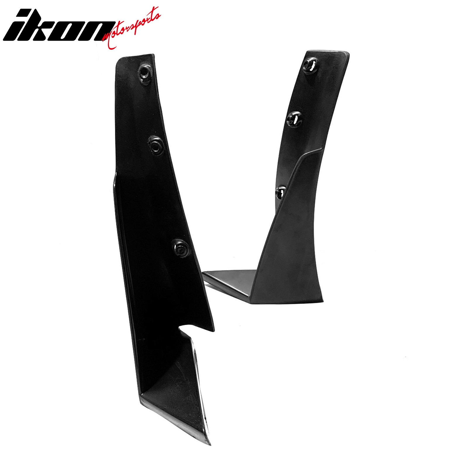 Fits 14-19 Chevy Corvette C7 Z06 Stage 3 Front Bumper Splitter Side Winglets PU