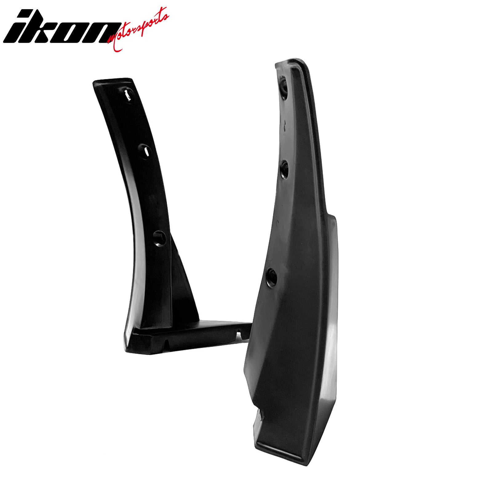 Fits 14-19 Chevy Corvette C7 Z06 Stage 3 Front Bumper Splitter Side Winglets PU