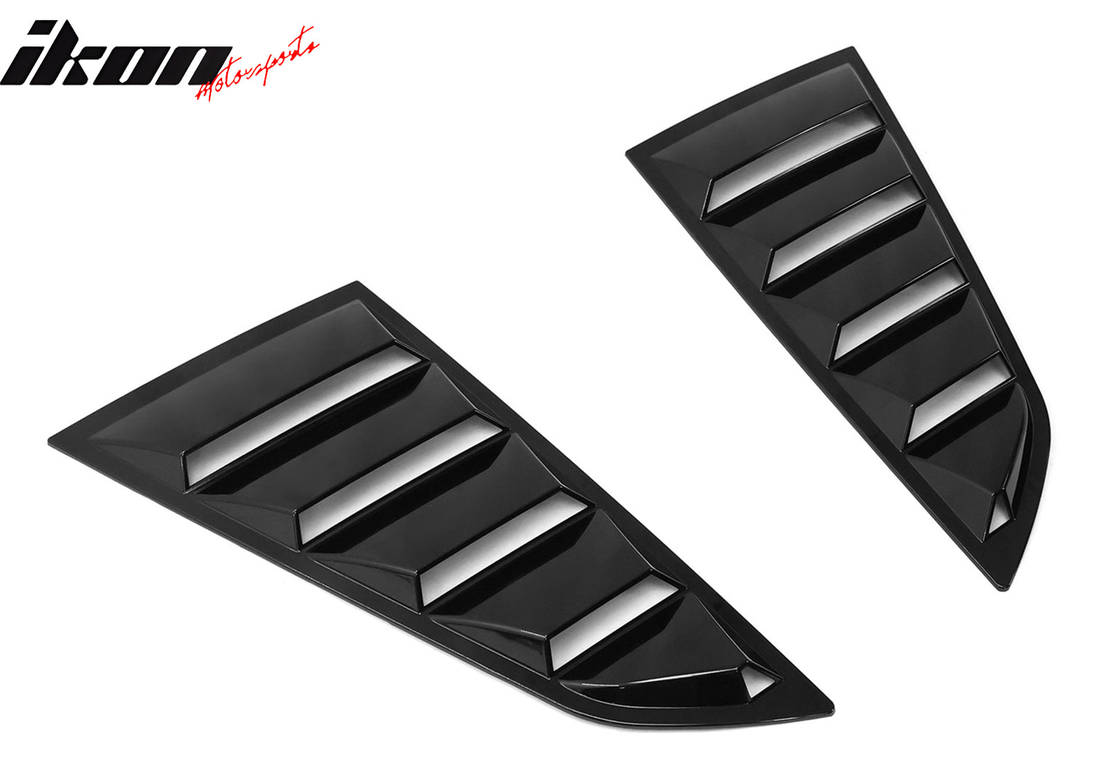 Fits 14-19 Chevrolet Corvette C7 Coupe V2 Style Side Window Louver Scoop PC 2PCS