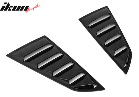 Fits 14-19 Chevrolet Corvette C7 Coupe V2 Style Side Window Louver Scoop PC 2PCS