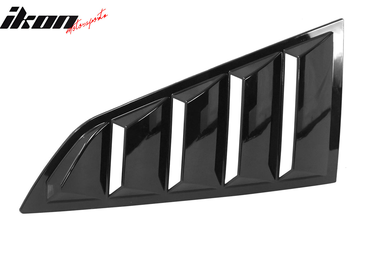 Fits 14-19 Chevrolet Corvette C7 Coupe V2 Style Side Window Louver Scoop PC 2PCS