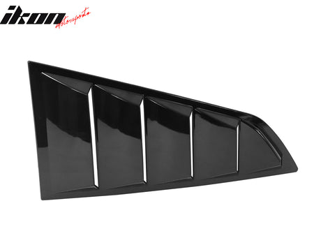 Fits 14-19 Chevrolet Corvette C7 Coupe V2 Style Side Window Louver Scoop PC 2PCS