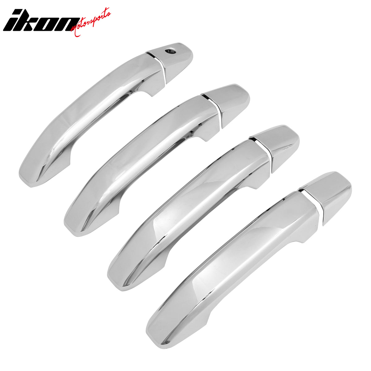 Fits 14-19 Silverado Sierra 1500 2500 3500 HD Door Handle Cover 1-Keyhole Chrome