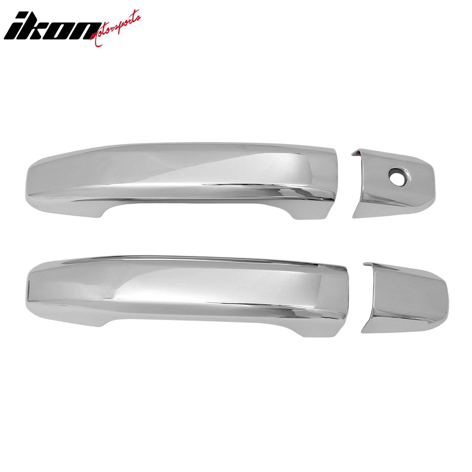 Fits 14-19 Silverado Sierra 1500 2500 3500 HD Door Handle Cover 1-Keyhole Chrome