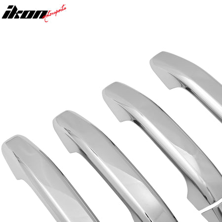 Fits 14-19 Silverado Sierra 1500 2500 3500 HD Door Handle Cover 1-Keyhole Chrome