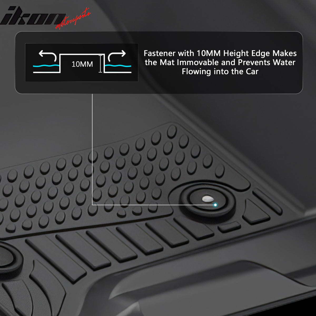 Fits 14-19 Chevy Silverado& GMC Sierra 1500 2500 3500 Crew Cab Floor Mats TPE