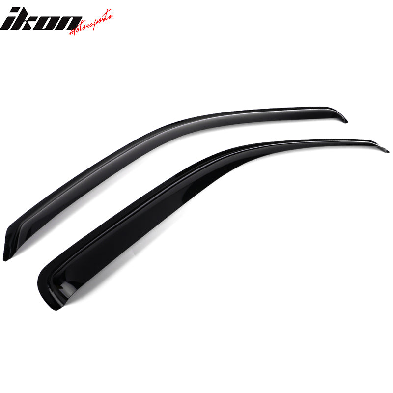 Fits 04-12 Chevy Colorado & GMC Canyon Standard Cab Window Visors Air Deflector