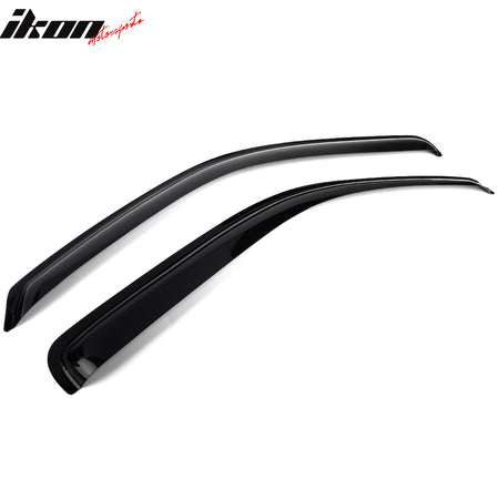 Fits 04-12 Chevy Colorado & GMC Canyon Standard Cab Window Visors Air Deflector