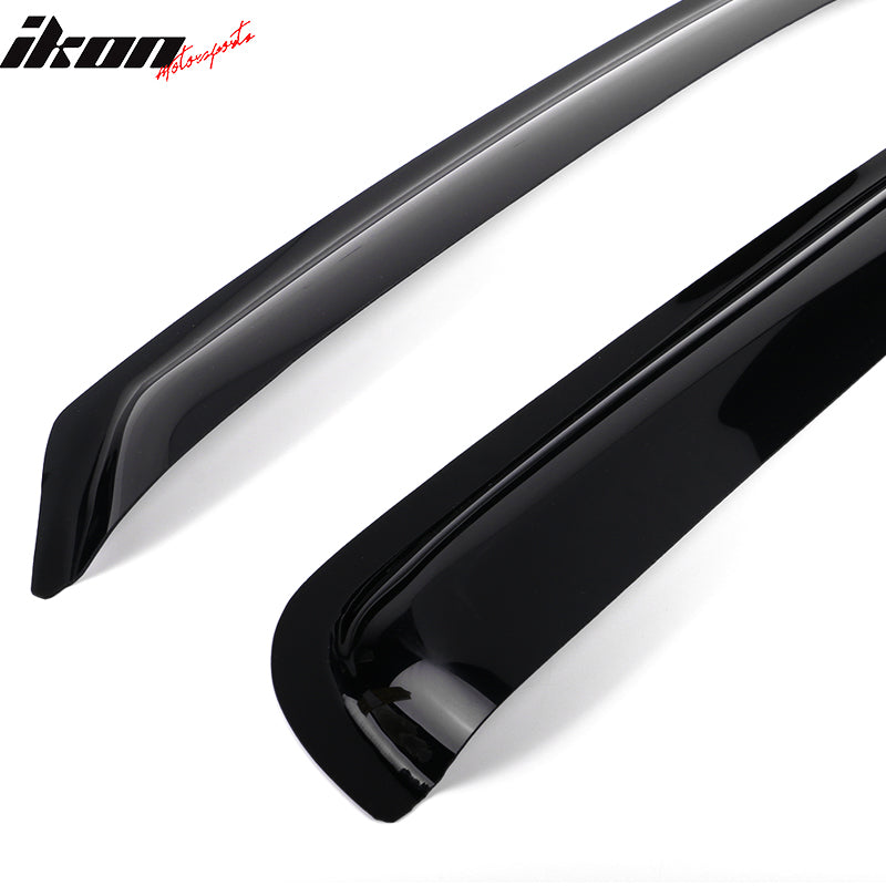 Fits 04-12 Chevy Colorado & GMC Canyon Standard Cab Window Visors Air Deflector