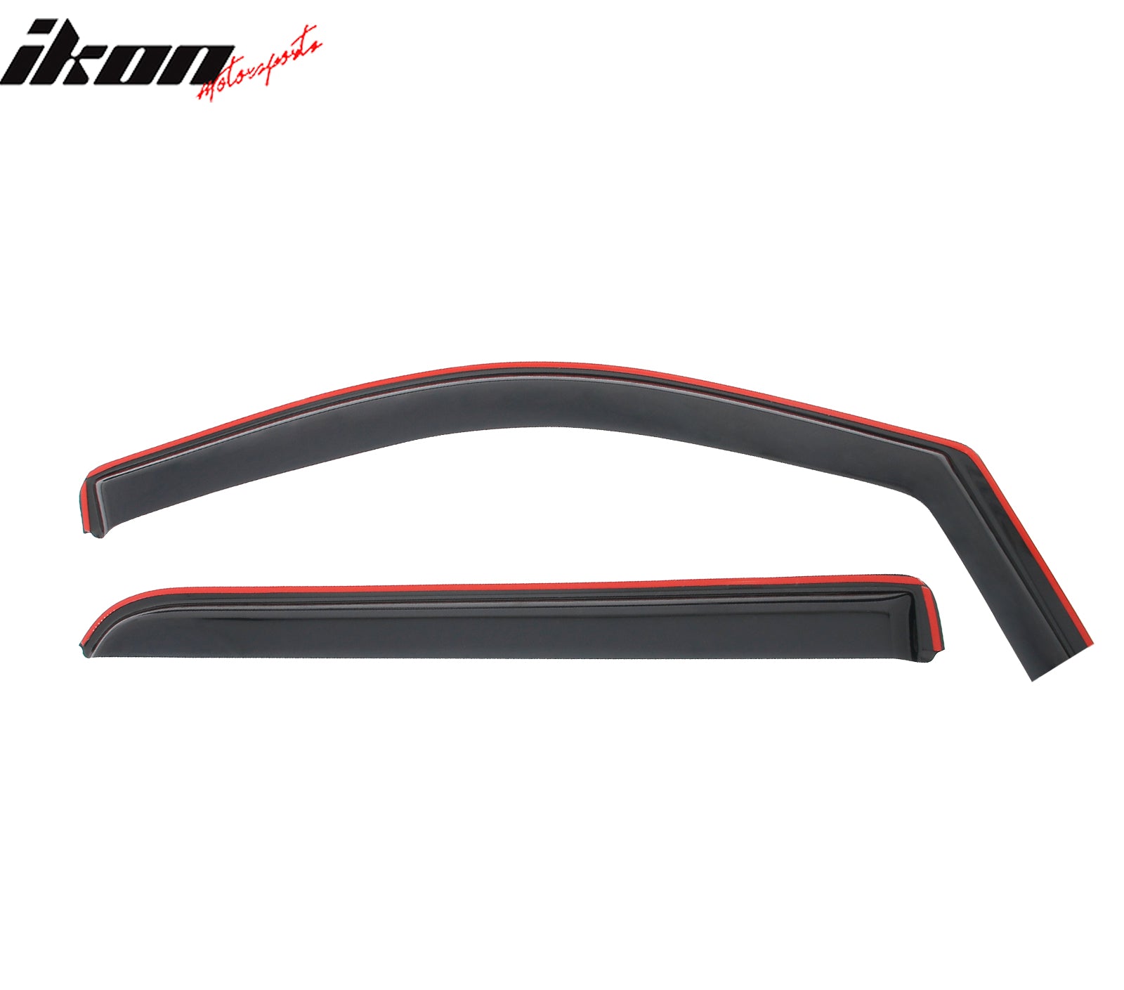 Fits 14-19 Silverado Sierra 1500 & 2500 3500 HD Crew Cab Window Visor In-Channel