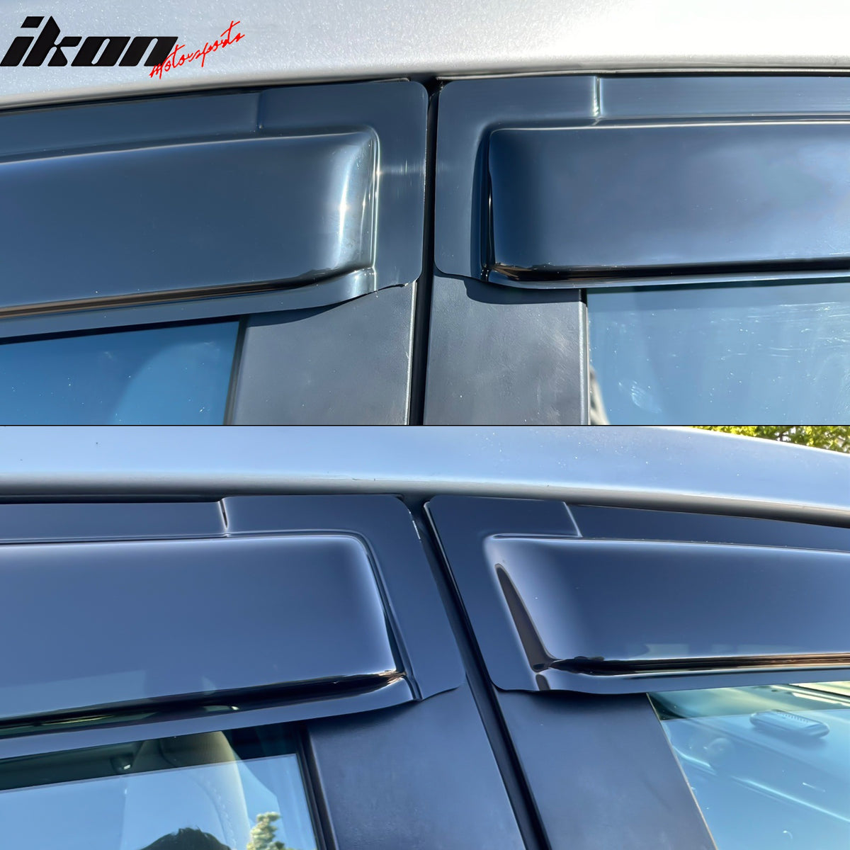 Fits 14-19 Toyota Corolla Sedan Acrylic Window Visors Wind Deflector 4Pc Set