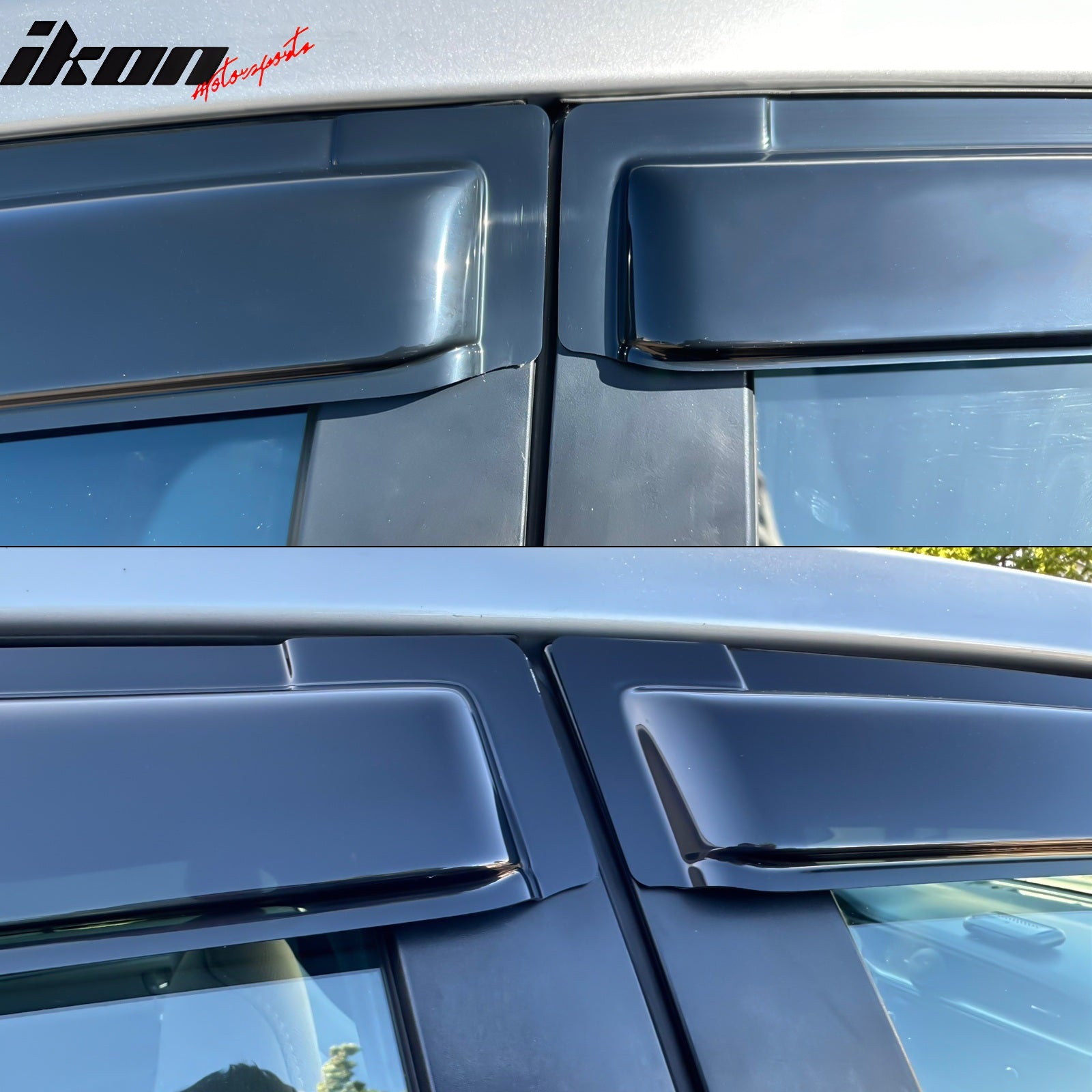 Fits 14-19 Toyota Corolla Sedan Acrylic Window Visors Wind Deflector 4Pc Set