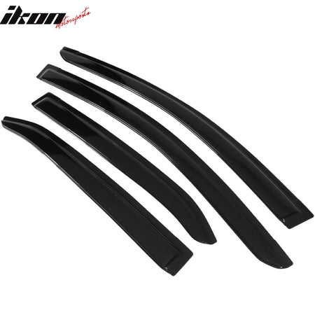 Fits 14-19 Toyota Corolla Sedan Acrylic Window Visors Wind Deflector 4Pc Set