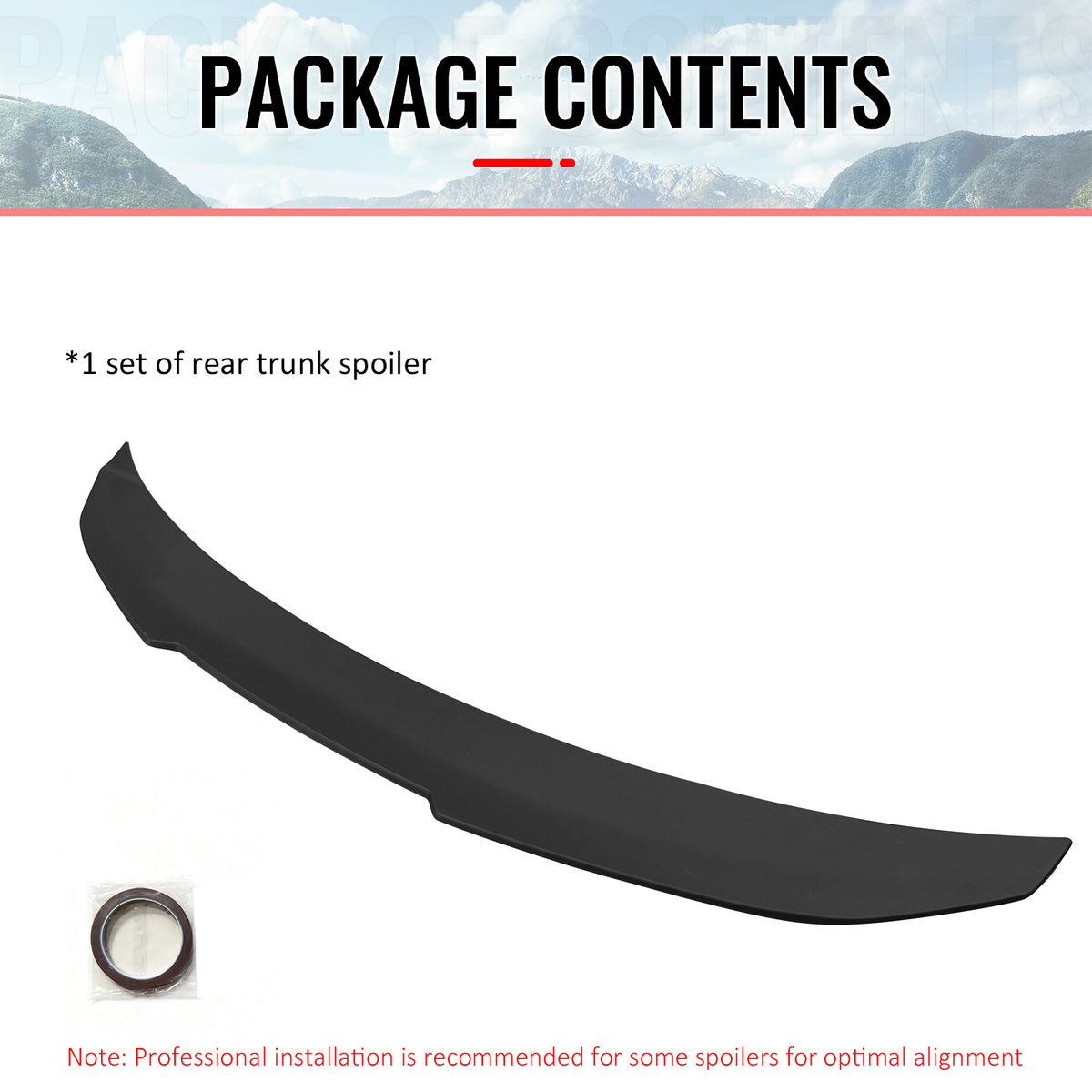 Fits 14-20 BMW F32 4-Series Coupe PSM Style Rear Trunk Spoiler Wing Matte Black