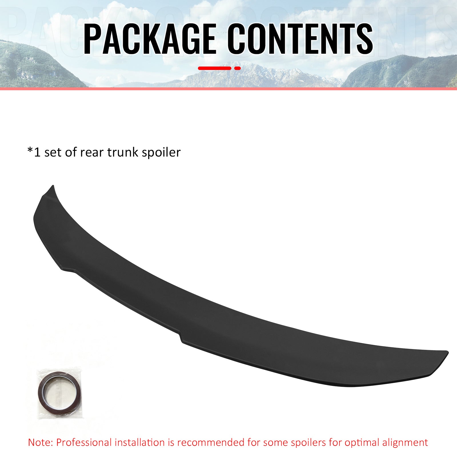 Fits 14-20 BMW F32 4-Series Coupe PSM Style Rear Trunk Spoiler Wing Matte Black